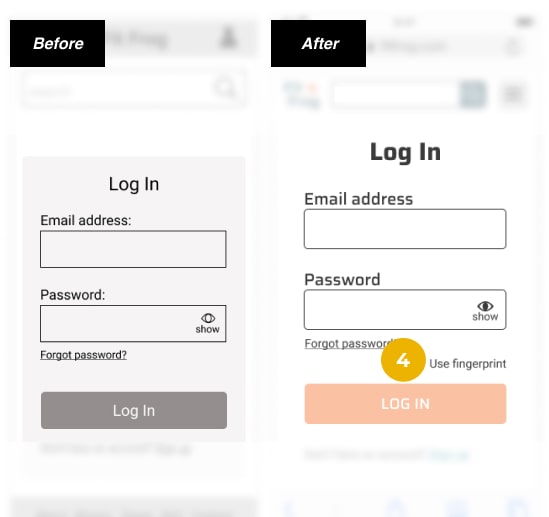 Changes after the peer feedback